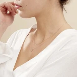 Collier Emilia Or Rose Diamant -Histoire d'Or B3CFRDW156 model1