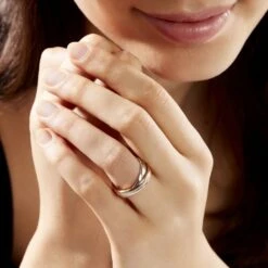 Bague Andrette Or Bicolore Diamant -Histoire d'Or B3DF2DW30R model1