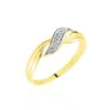 Bague Amayas Or Bicolore Diamant