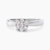 Bague Solitaire Grace Or Blanc Diamant