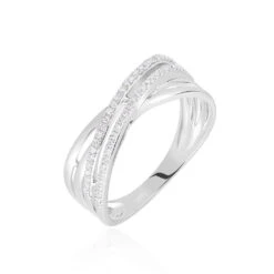Bague Julianne Or Blanc Diamant Divers