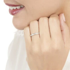 Alliance Siranna Or Blanc Diamant -Histoire d'Or B3DFBDW1LA model0