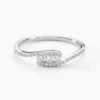 Bague Eternite Or Blanc Diamant
