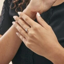 Bague Natacha Or Blanc Diamant -Histoire d'Or B3DFBDW2GN model1