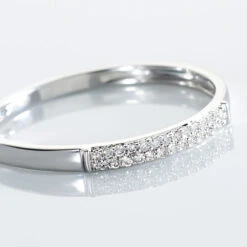 Bague Amani Or Blanc Diamant 9 Bague Amani Or Blanc Diamant -Histoire d'Or B3DFBDW30U view3