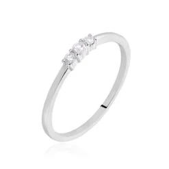 Bague Sabine Or Blanc Diamant