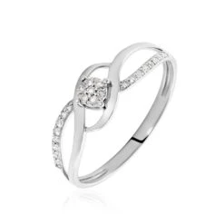 Bague Or Blanc Charlotta Diamant