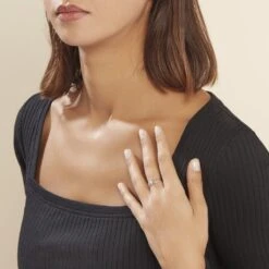 Bague Or Blanc Charlotta Diamant -Histoire d'Or B3DFBDW4AU model0