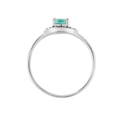 Bague Leona Or Blanc Emeraude Diamant -Histoire d'Or B3DFBEV248 view2