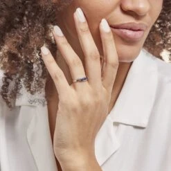 Bague Comete Or Blanc Saphir Et Diamant -Histoire d'Or B3DFBSB155 model1