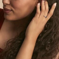 Bague Cassie Or Blanc Saphir Et Diamant -Histoire d'Or B3DFBSB467 model1