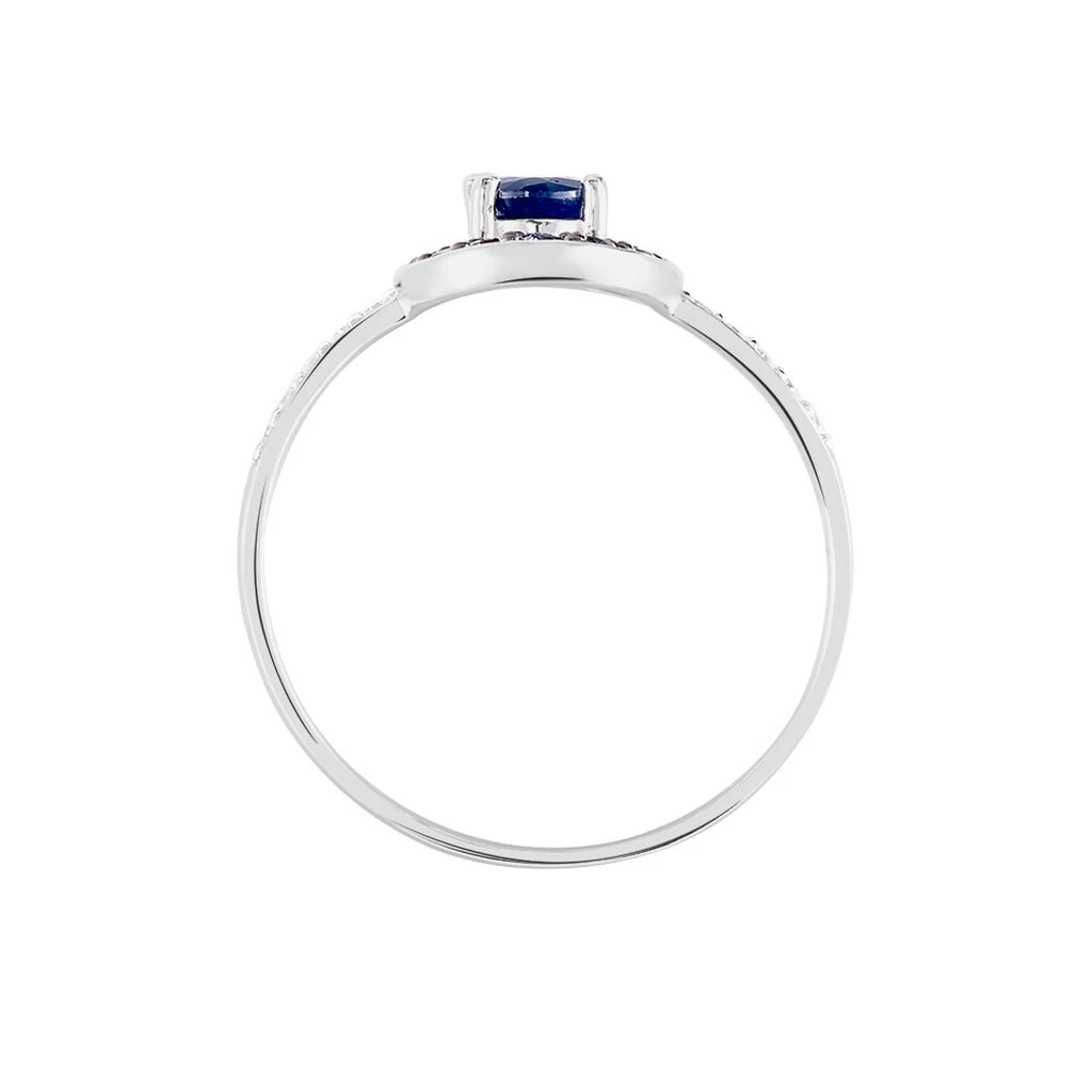Bague Leona Or Blanc Saphir Diamant 3 Bague Leona Or Blanc Saphir Diamant – Image 3
