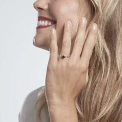 Bague Clothilde Or Blanc Topaze Et Oxyde De Zirconium -Histoire d'Or B3DFBTB795 model1