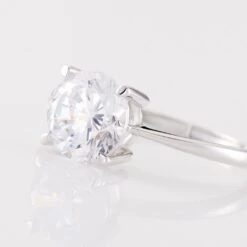 Solitaire Abriel Or Blanc Oxyde De Zirconium -Histoire d'Or B3DFBZW0N4 view3