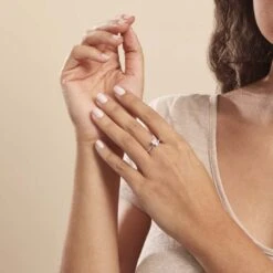 Bague Eva Or Blanc Oxyde De Zirconium -Histoire d'Or B3DFBZW889 model0