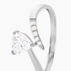 Bague Eva Or Blanc Oxyde De Zirconium -Histoire d'Or B3DFBZW889 view1