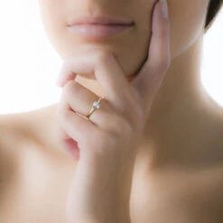 Bague Lily Or Jaune Aigue Marine -Histoire d'Or B3DFJAB120 model0