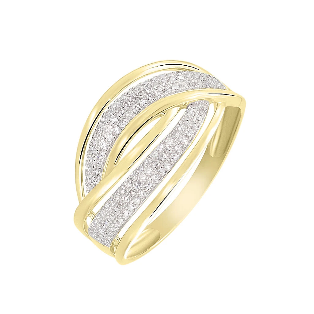 Bague Enora Or Jaune Diamant 1 Bague Enora Or Jaune Diamant
