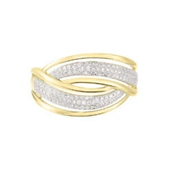 Bague Enora Or Jaune Diamant 6 Bague Enora Or Jaune Diamant -Histoire d'Or B3DFJDW0WP view1