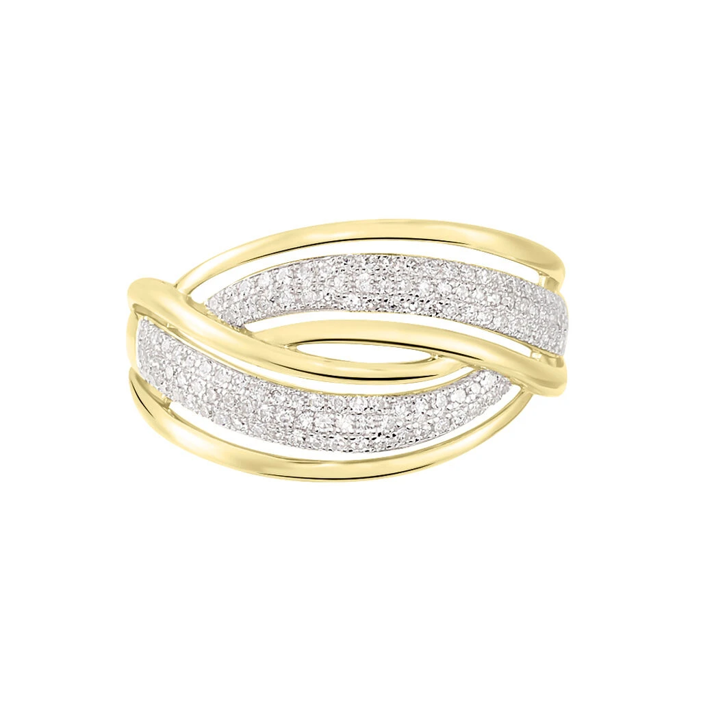 Bague Enora Or Jaune Diamant 2 Bague Enora Or Jaune Diamant – Image 2