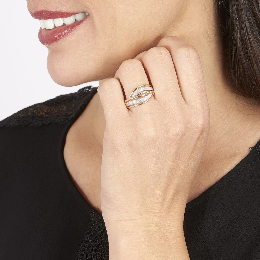 Bague Enora Or Jaune Diamant 4 Bague Enora Or Jaune Diamant – Image 4