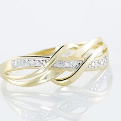 Bague Assa Or Jaune Diamant -Histoire d'Or B3DFJDW933 view3