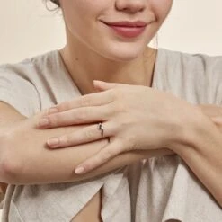 Bague Celestine Or Jaune Saphir Et Diamant -Histoire d'Or B3DFJSB395 model0