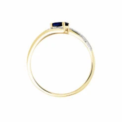 Bague Celestine Or Jaune Saphir Et Diamant -Histoire d'Or B3DFJSB395 view2