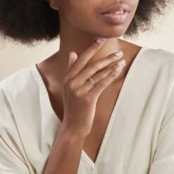 Bague Mauna Or Jaune Oxyde De Zirconium 10 Bague Mauna Or Jaune Oxyde De Zirconium -Histoire d'Or B3DFJZW03J model0