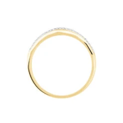 Bague Mauna Or Jaune Oxyde De Zirconium 8 Bague Mauna Or Jaune Oxyde De Zirconium -Histoire d'Or B3DFJZW03J view2