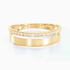 Bague Katiana Or Jaune Oxyde De Zirconium