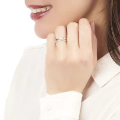 Bague Katiana Or Jaune Oxyde De Zirconium -Histoire d'Or B3DFJZW07I model0