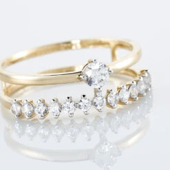 Bague Dolfina Or Jaune Oxyde De Zirconium -Histoire d'Or B3DFJZW091 view3