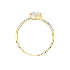 Bague Rozabel Or Jaune Oxyde De Zirconium -Histoire d'Or B3DFJZW0G1 view2