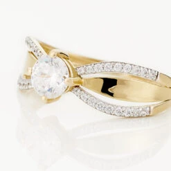 Bague Rozabel Or Jaune Oxyde De Zirconium -Histoire d'Or B3DFJZW0G1 view3