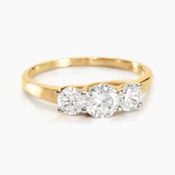 Bague Caitlin Or Jaune Oxyde De Zirconium