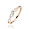 Bague Solitaire Livia Or Rose Diamant