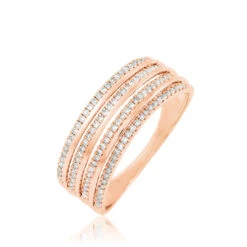 Bague Ines Or Rose Diamant