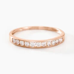 Bague Davila Or Rose Oxyde De Zirconium
