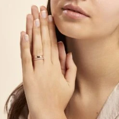 Bague Katiana Or Rose Oxyde De Zirconium -Histoire d'Or B3DFRZW07H model0