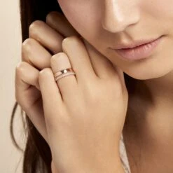 Bague Katiana Or Rose Oxyde De Zirconium -Histoire d'Or B3DFRZW07H model1