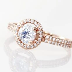 Bague Stelila Or Rose Oxyde De Zirconium -Histoire d'Or B3DFRZW0NC view3