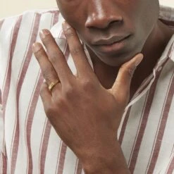 Chevaliere Or Jaune Rectangle Diamant -Histoire d'Or B3HMJDW125 model1