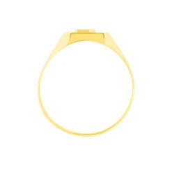 Chevalière Tonneau 1 Initiale Or Jaune -Histoire d'Or B3HMJW0114 view2