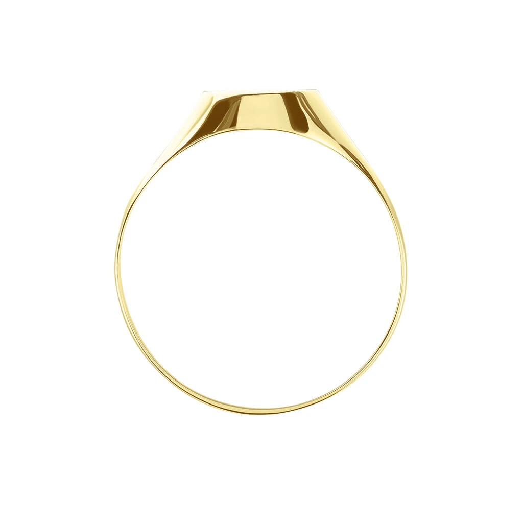 Chevalière Ovale Diamantee Soleil Or Jaune 3 Chevalière Ovale Diamantee Soleil Or Jaune – Image 3