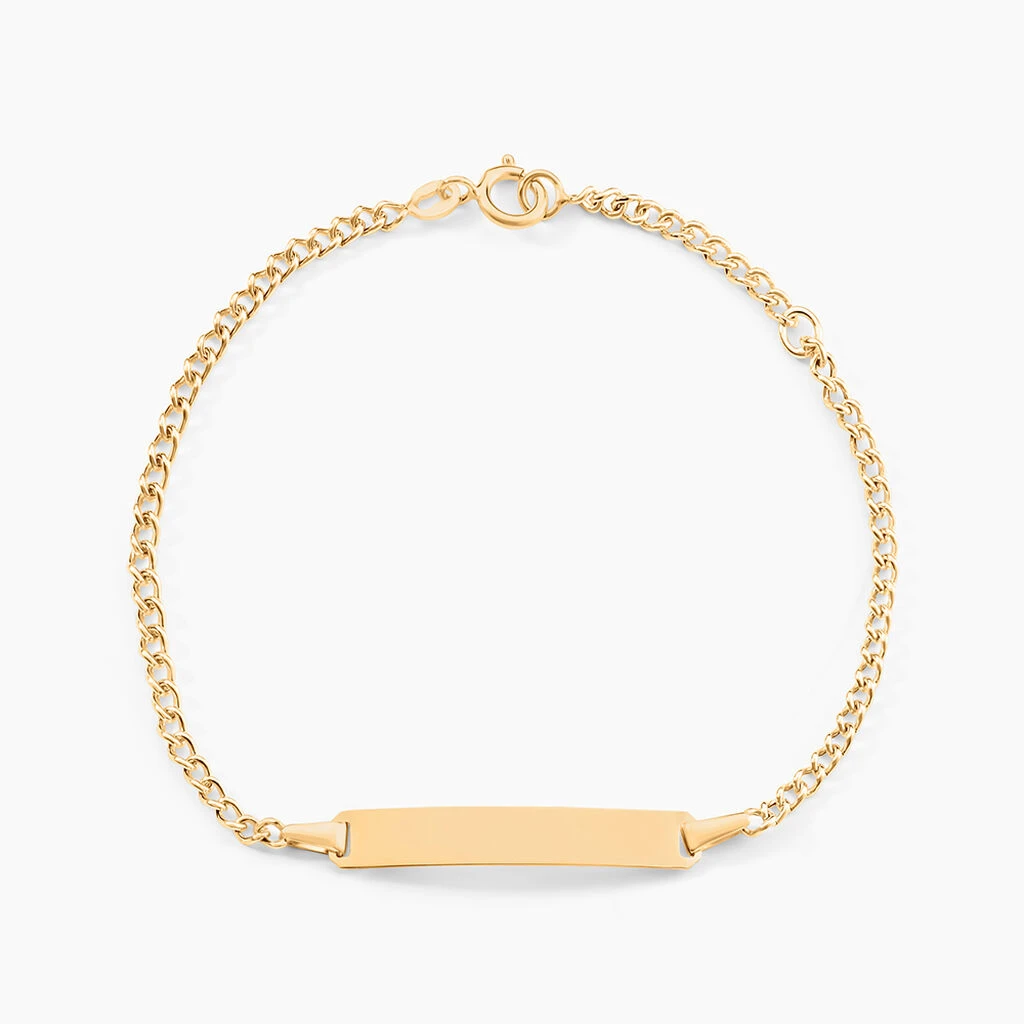 Bracelet Identité Etheline Or Jaune 1 Bracelet Identité Etheline Or Jaune