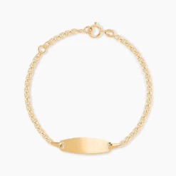 Bracelet Identité Celenaae Or Jaune