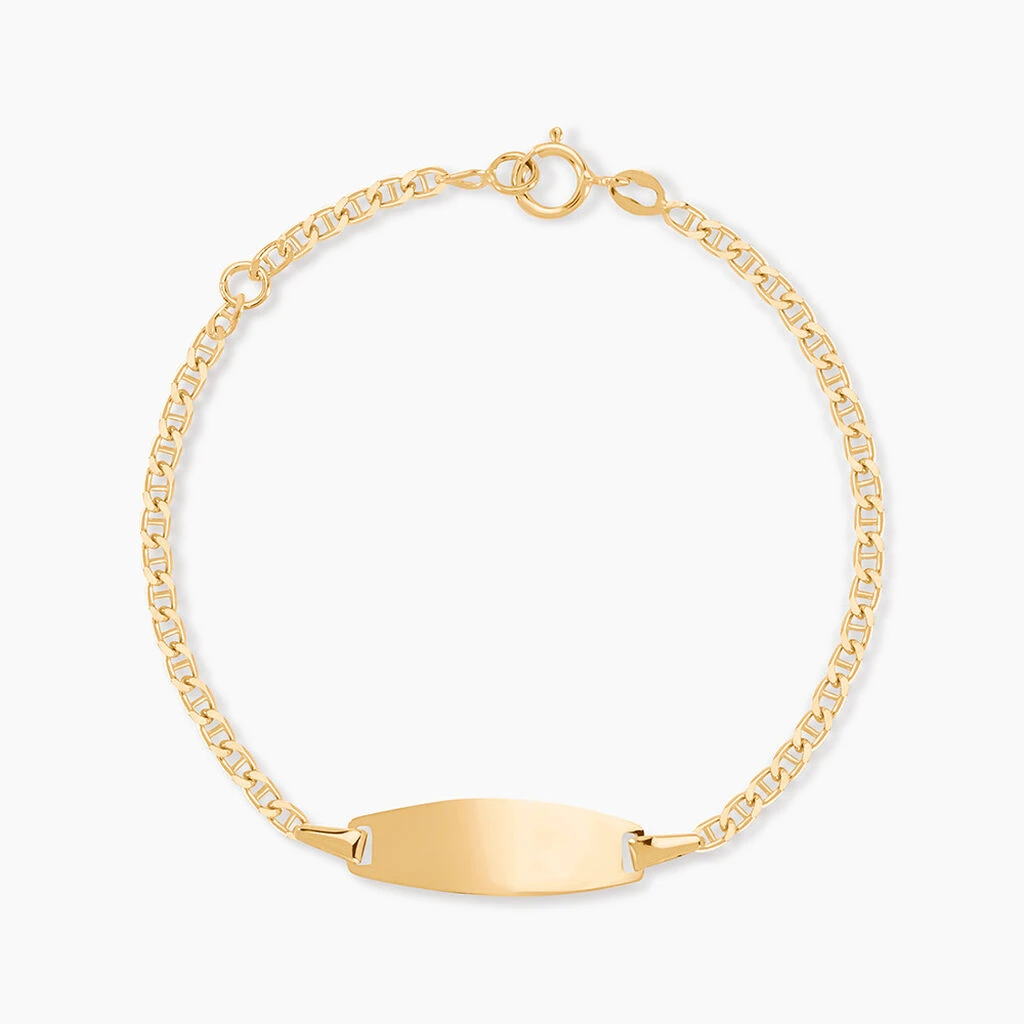 Bracelet Identité Celenaae Or Jaune 1 Bracelet Identité Celenaae Or Jaune