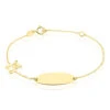 Bracelet Identité Helee Ourson Or Jaune