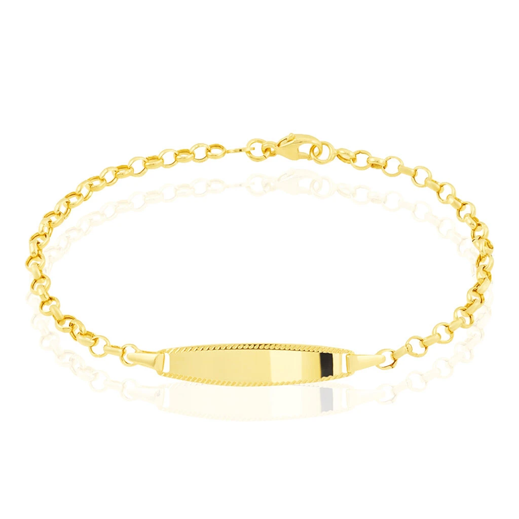 Bracelet Identité Marcel Maille Jaseron Or Jaune 1 Bracelet Identité Marcel Maille Jaseron Or Jaune